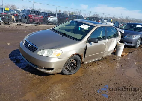 2006 Toyota Corolla Le из США, поврежденный, VIN 1NXBR32EX6Z620618